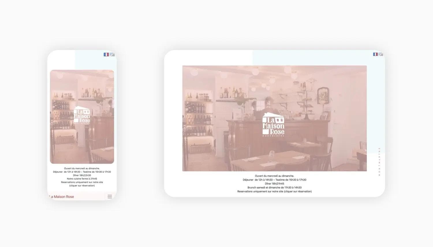La Maison Rose — Design et développement web