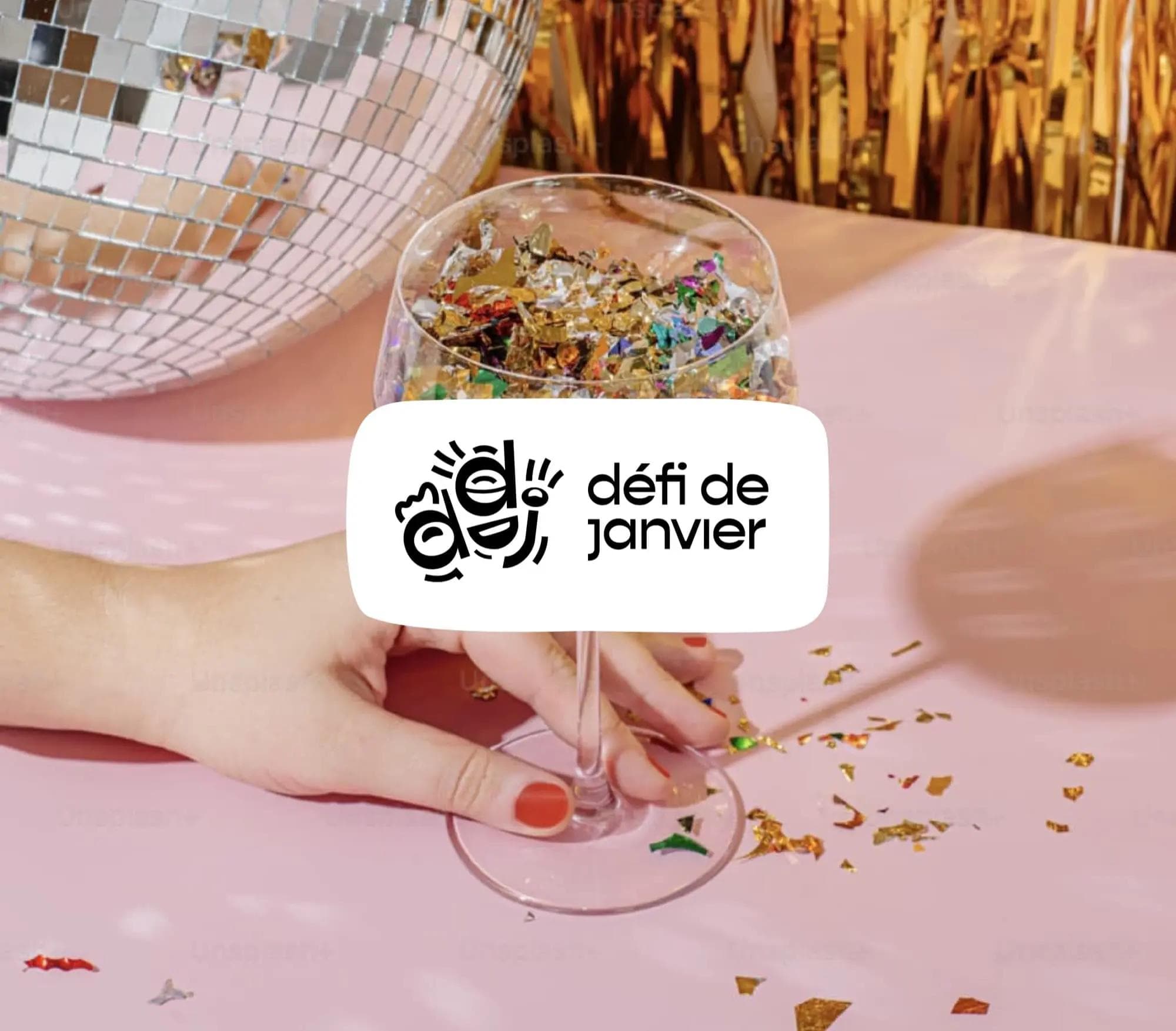Défi de Janvier — Identité visuelle de campagne de santé publique